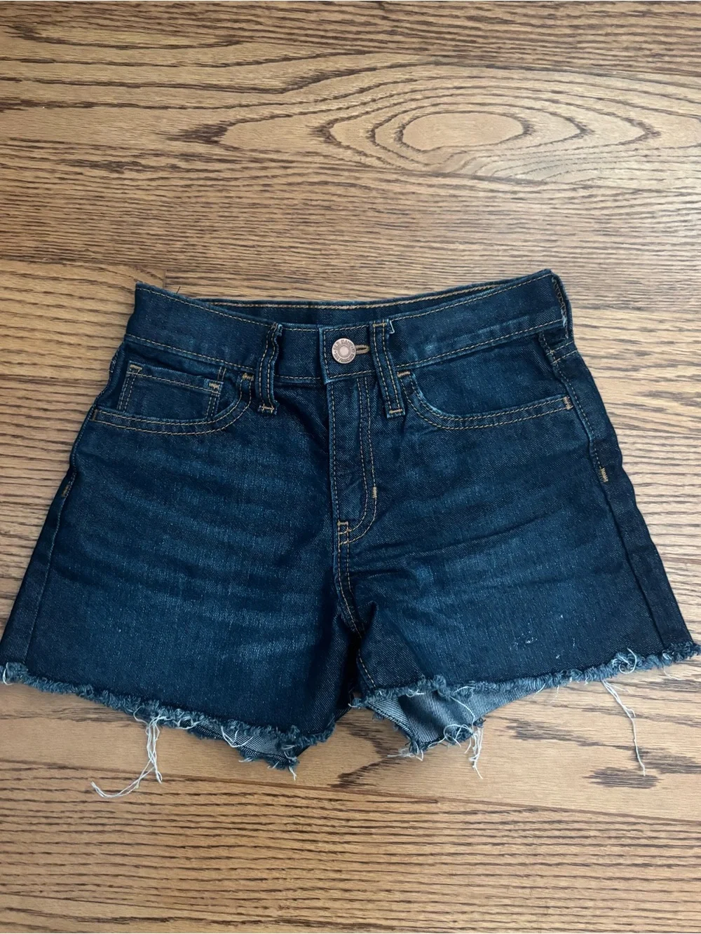Old Navy High-Rise Adjustable Waist shorts - Dark & Light Wash